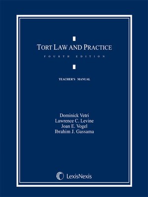 cover image of Tort Law & Practice